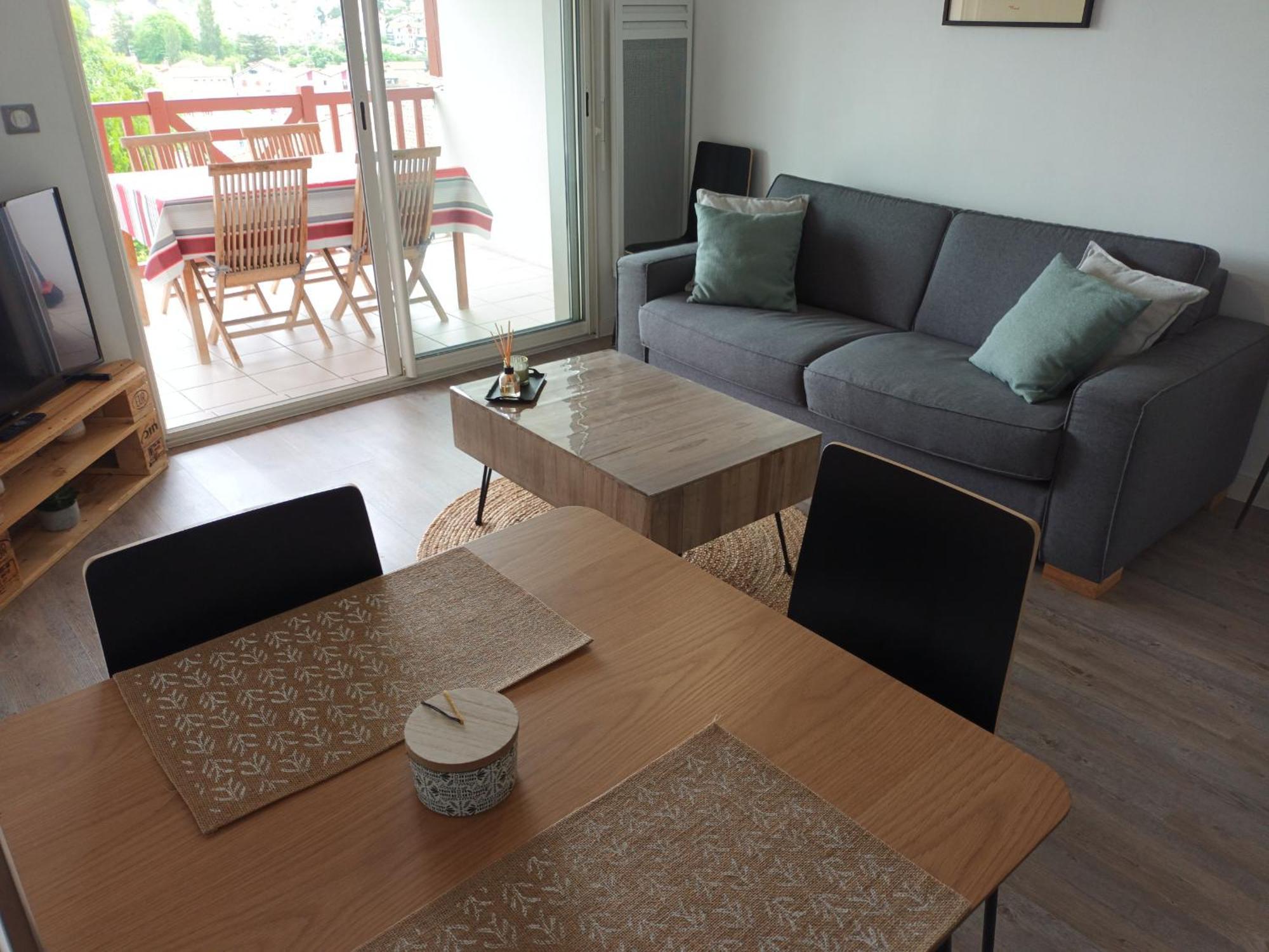 Appart. 2* A Hendaye, Proche Centre, Parking Privatif - Fr-1-239-777公寓 外观 照片